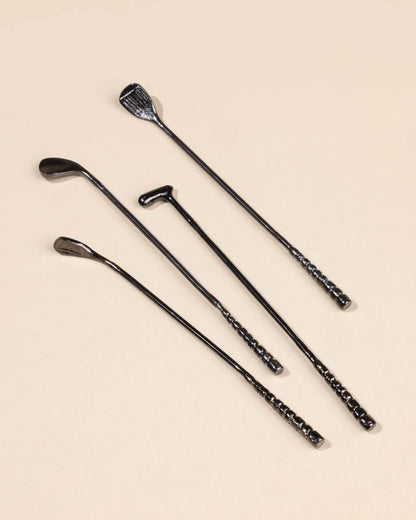 Tee-Time Cocktail Stirrers for Golf Lovers