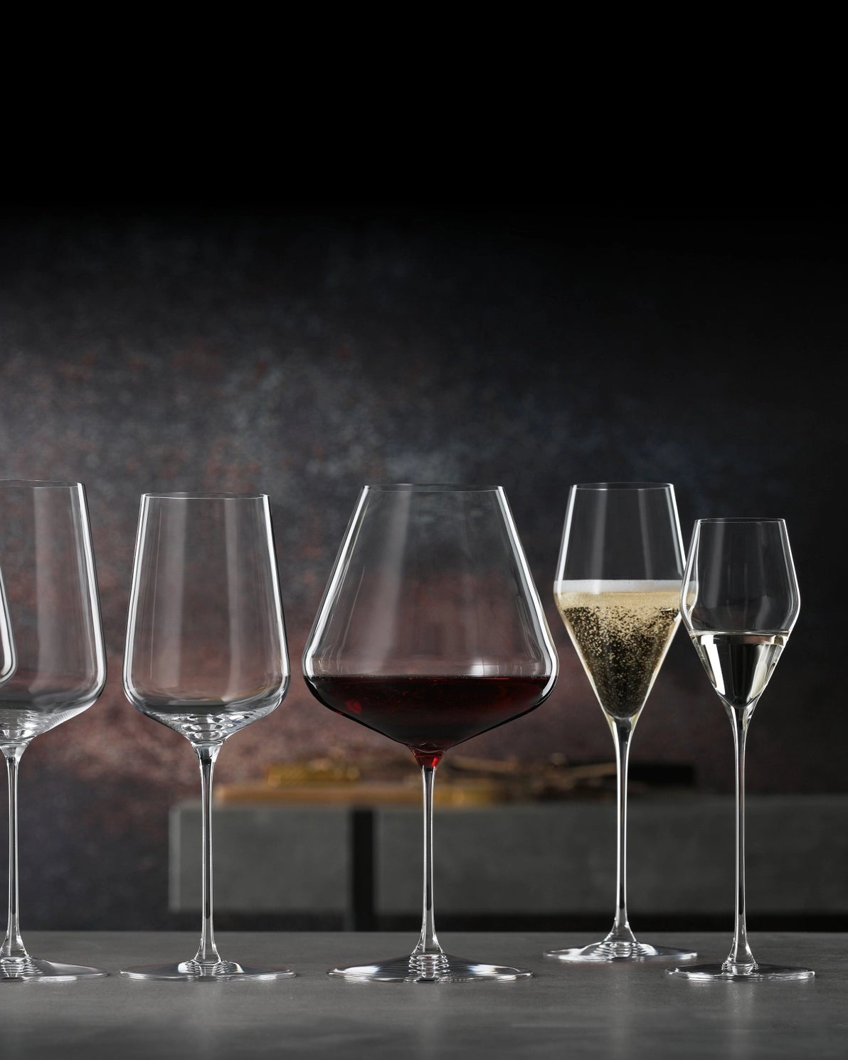 Definition Burgundy Glass