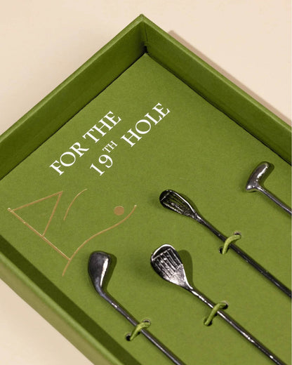 Tee-Time Cocktail Stirrers for Golf Lovers