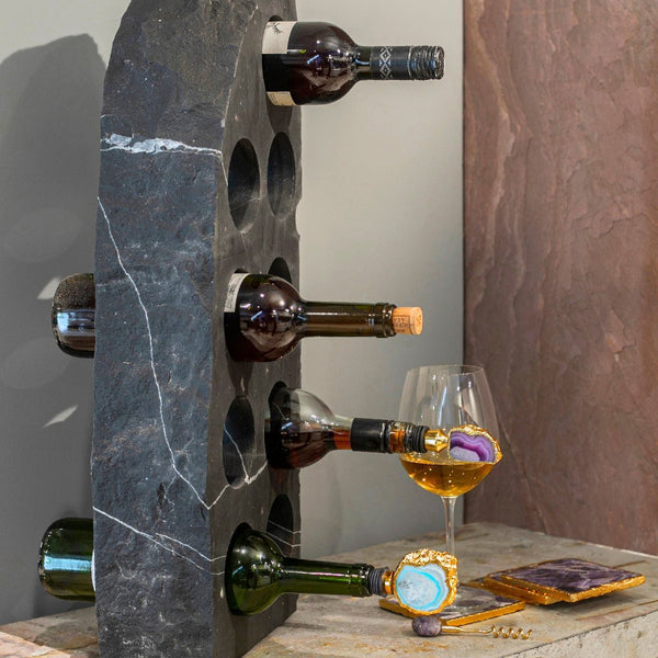 Buy Paarkhi's Boulder Marble Bottle Holder