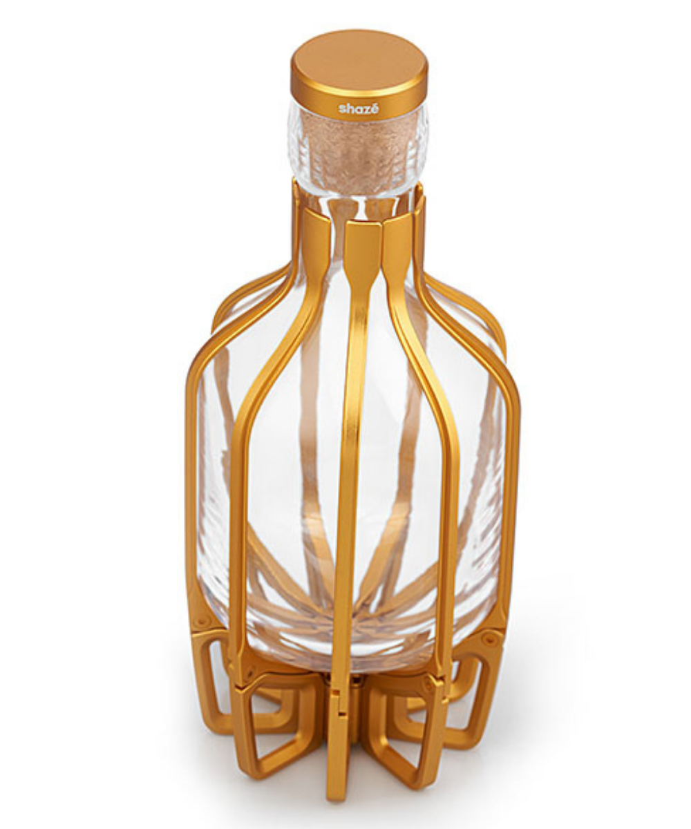 The Cage Decanter, Gold