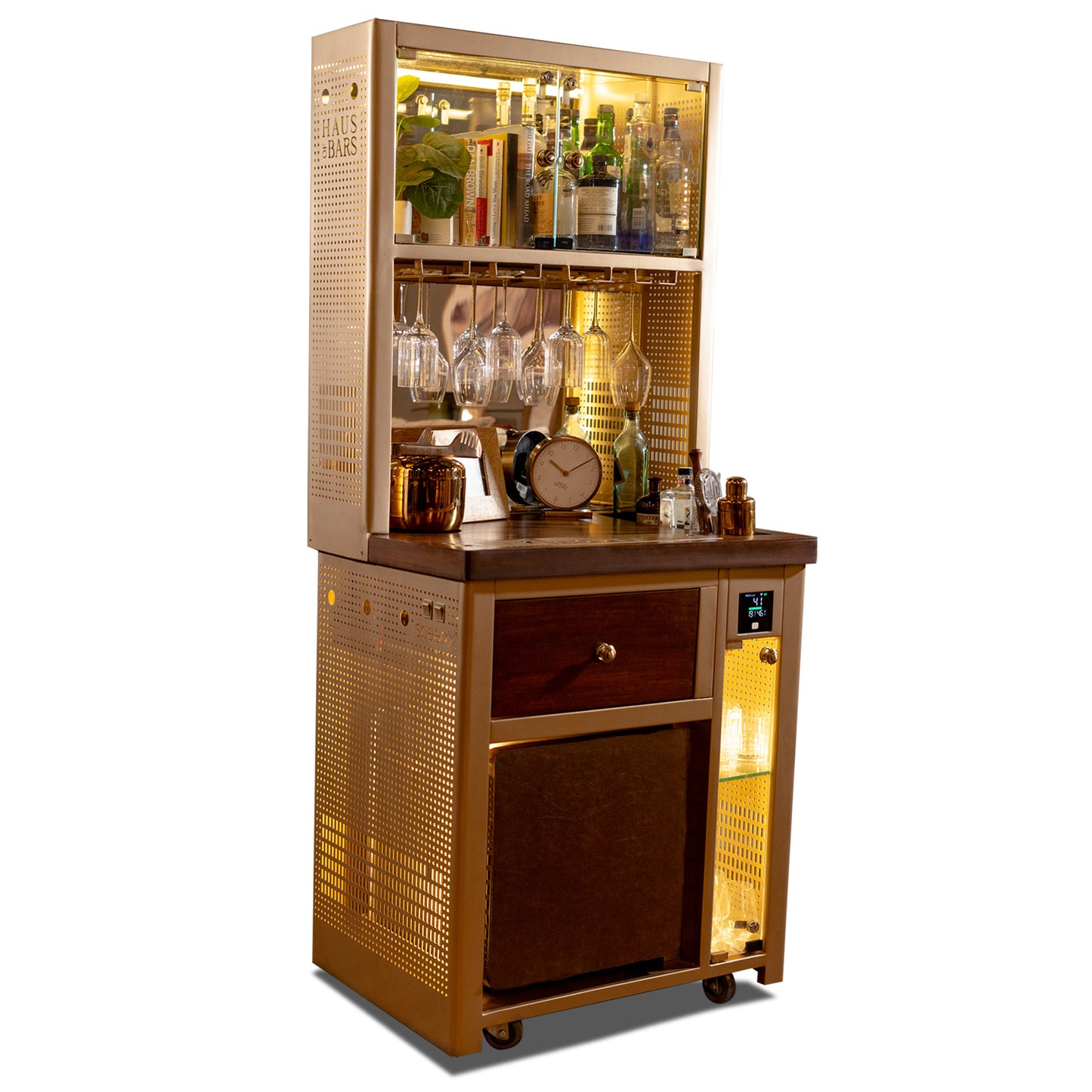 Model V Premium SMART Bar – Luxe Gold Lattice