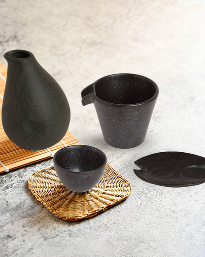 Sake Set, Black