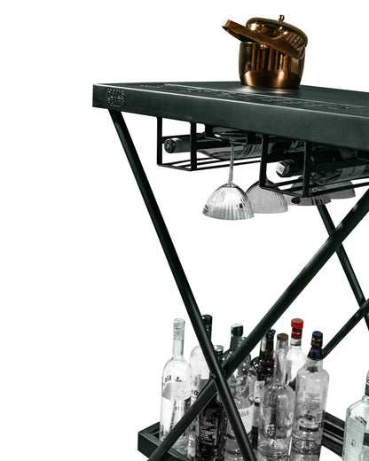 Model J - Matte Black, Foldable Bar Table