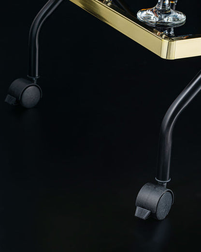 Midnight Glam Serving Cart