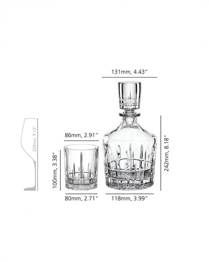 Perfect Serve Whisky Decanter Set
