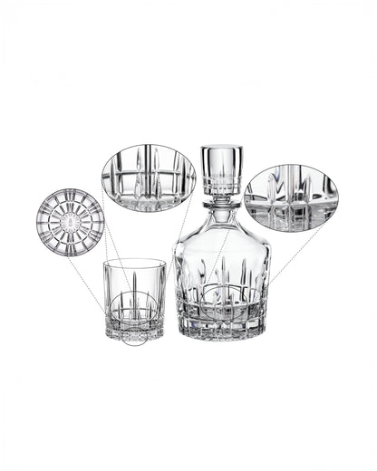 Perfect Serve Whisky Decanter Set