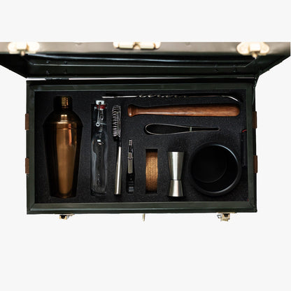 Portable Trunk Bar, Royal Green