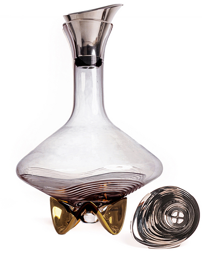 The Wavemaker Wine Decanter