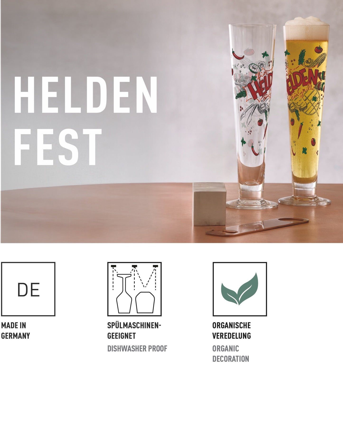 Heldenfest Beer Glass #25