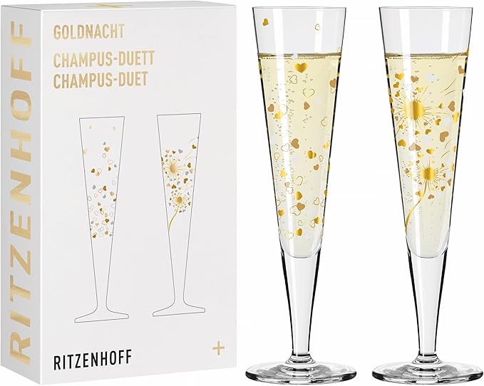 Goldnacht #24 Champagne Glass