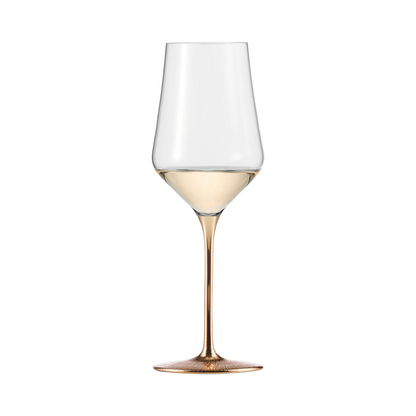 Ravi White Wine Glass, Gold