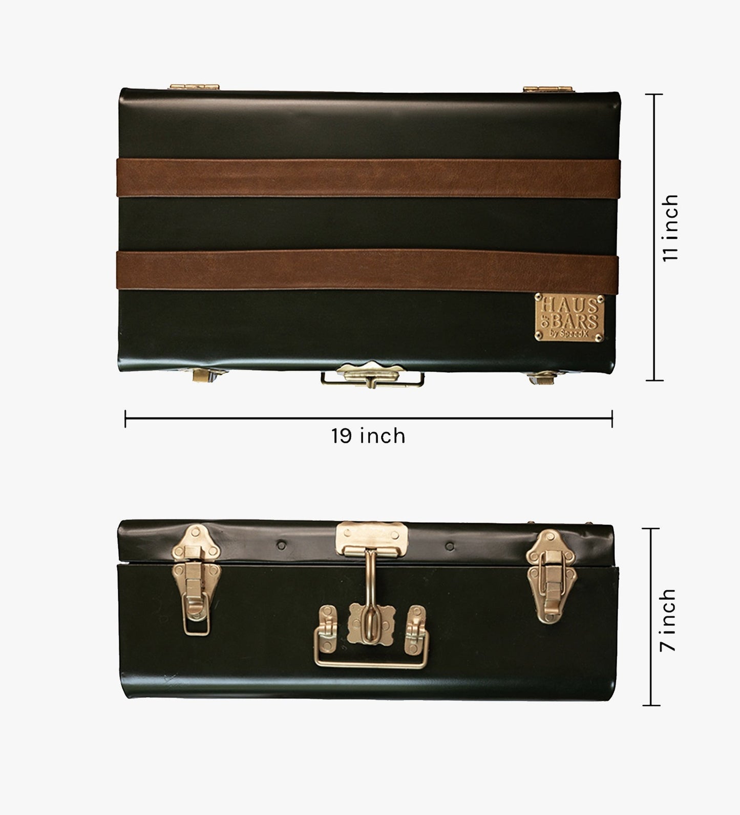 Portable Trunk Bar, Royal Green