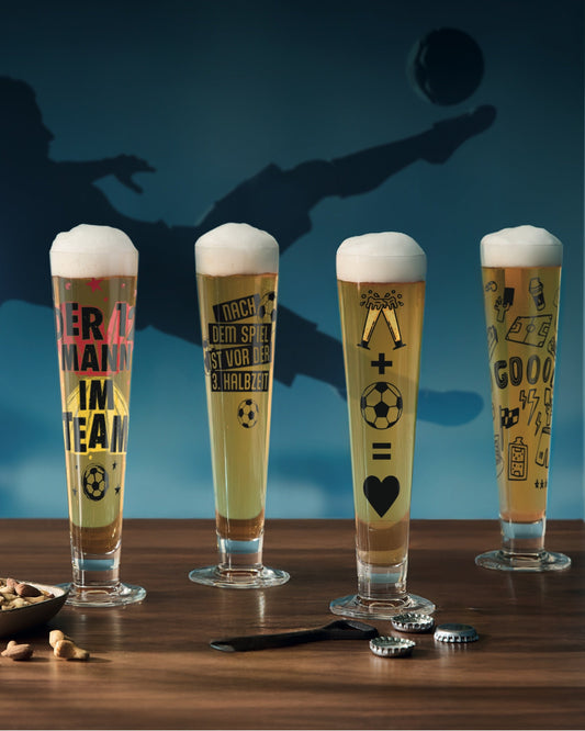 Football Series #4 Beer Glass