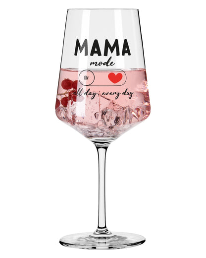 Sayings Cocktail Glass #1, Mom series