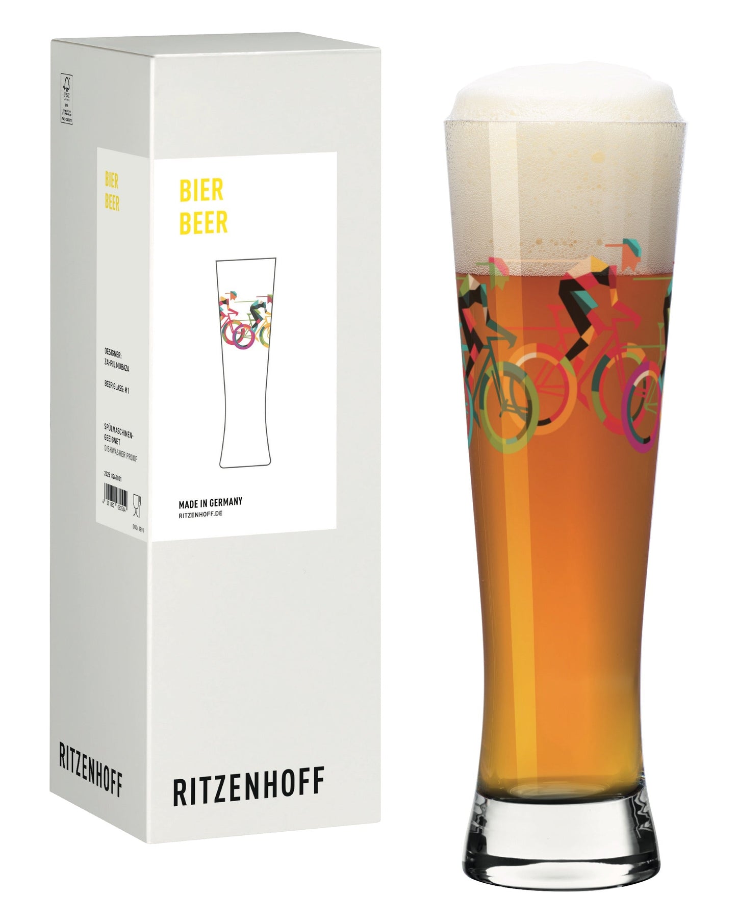 Cycling Series Beer Glass #1