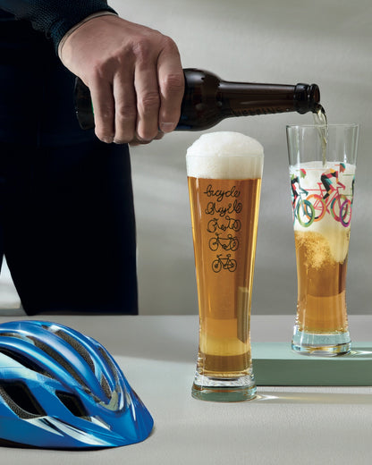 Cycling Series Beer Glass #1