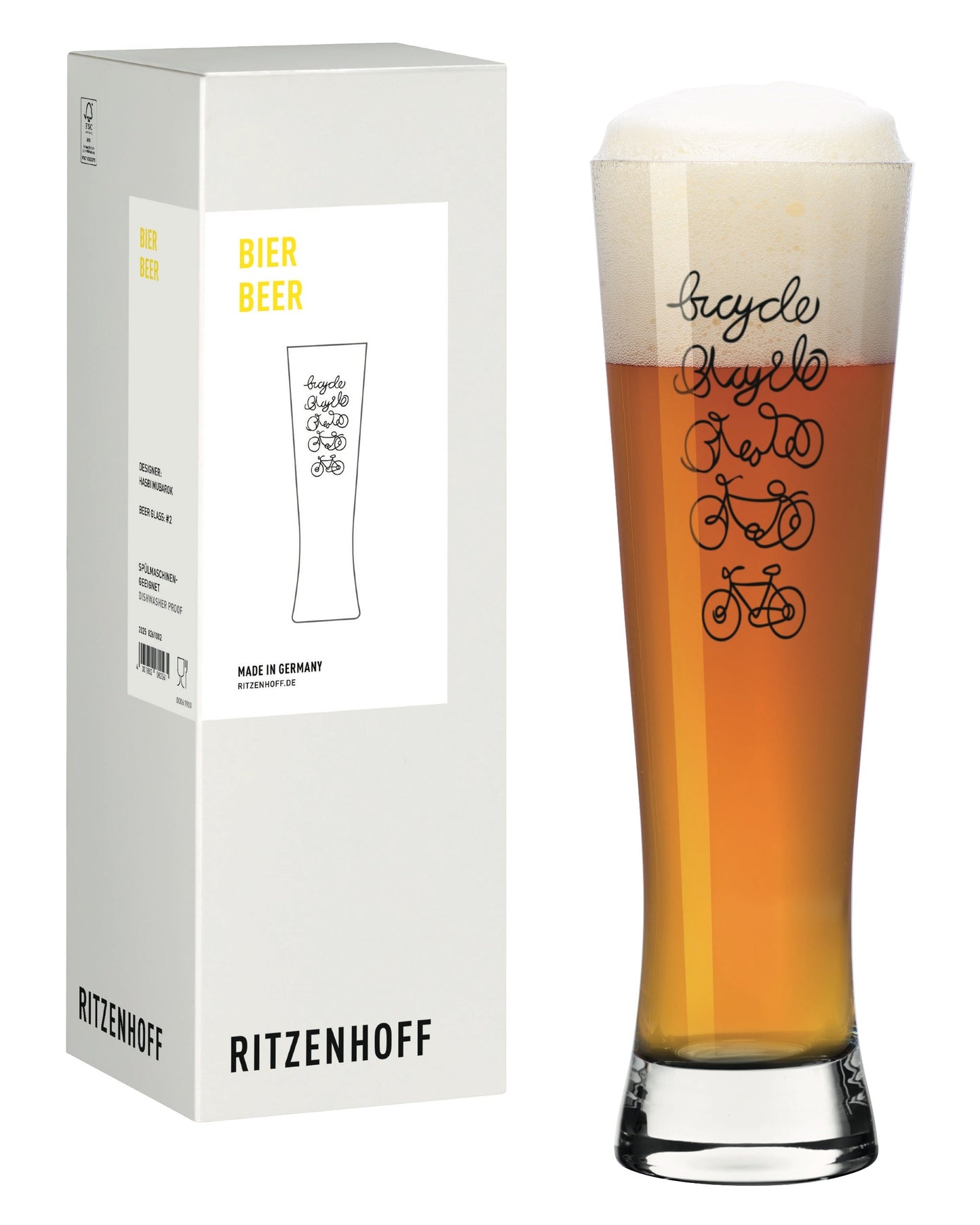 Cycling Series Beer Glass #2