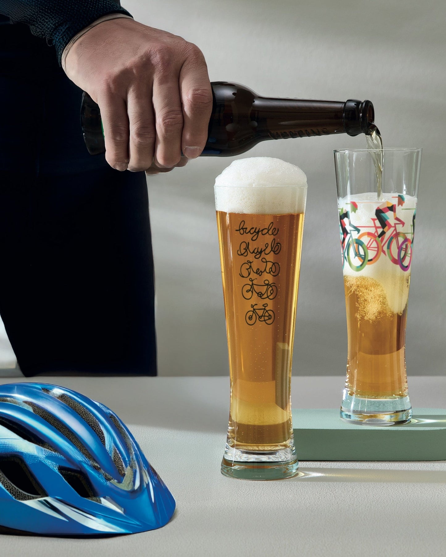 Cycling Series Beer Glass #2