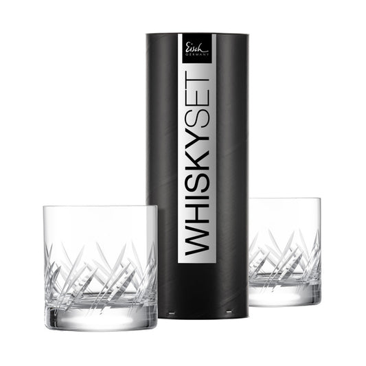 Gentleman Motif Whisky Glass