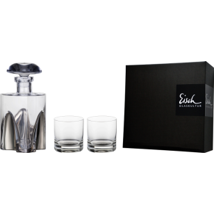 Gentleman Decanter Set, Platinum