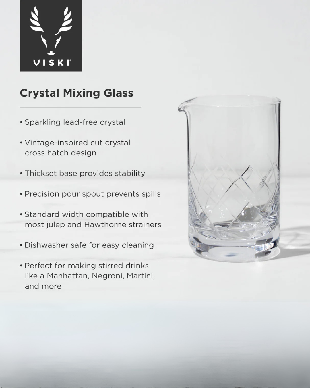 Crystal Mixing Glass