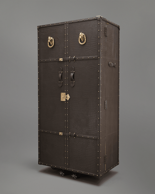 Artemis Tall Leather Bar, Brown