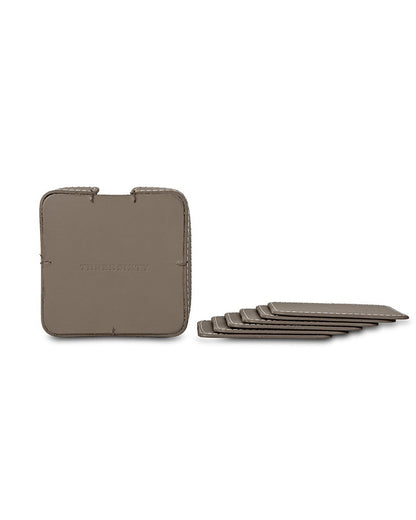 Modella Square Coasters, Taupe