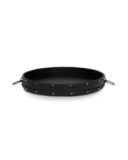 Eden Round Tray, Black