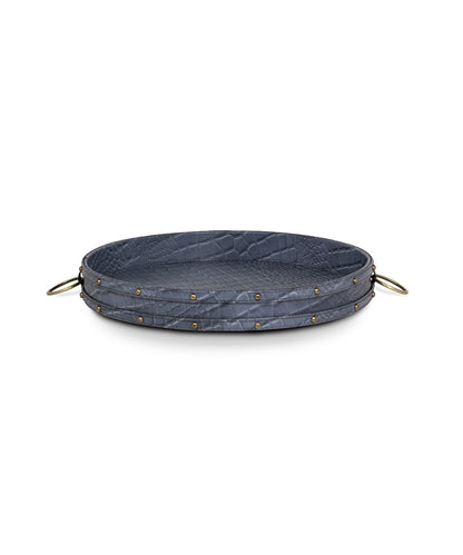 Eden Round Tray, Grey