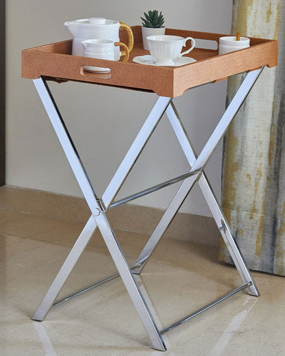 Butler Tray Table, Tan