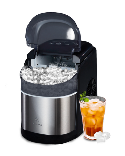 C01B Countertop Ice maker machine, Black