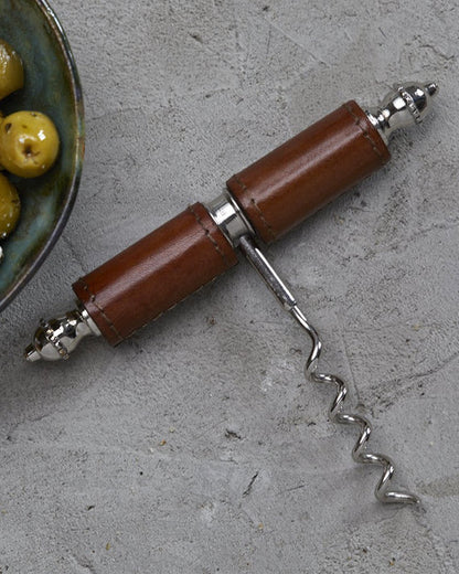 Leather Corkscrew
