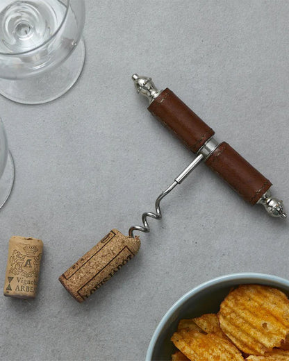 Leather Corkscrew