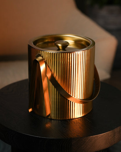 Fluted Ice Bucket (Gold) Online