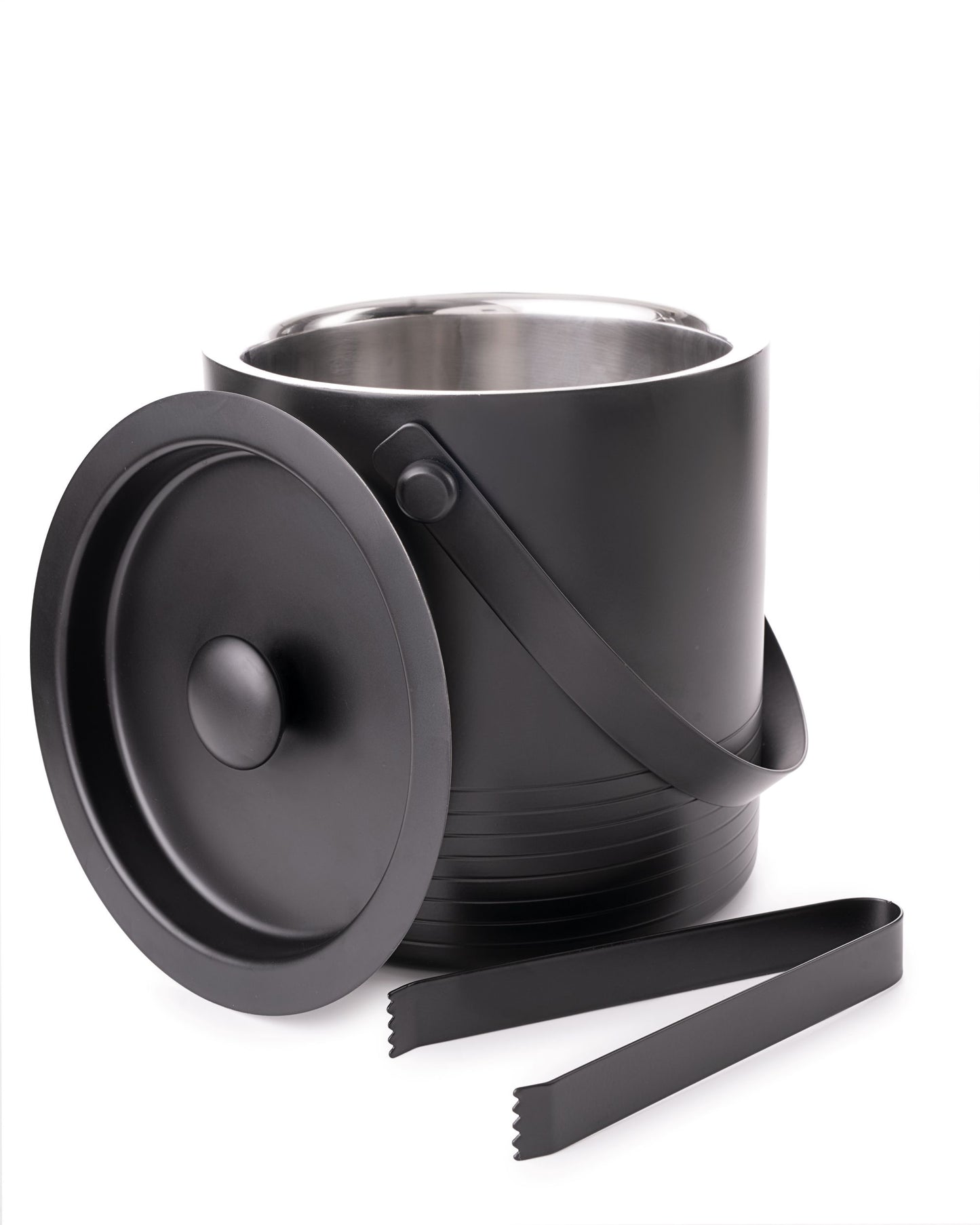 All Black Stainless Steel Ice Bucket