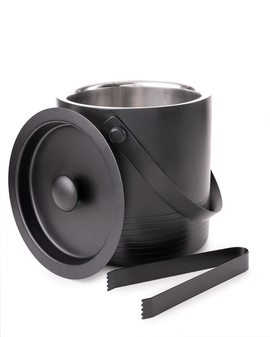 All Black Stainless Steel Ice Bucket