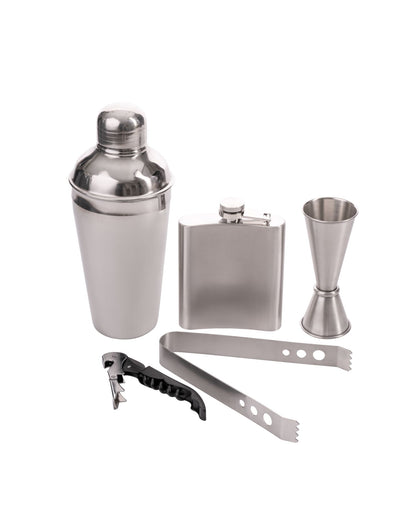 Bar Tools Gift Set, Beige & Brown