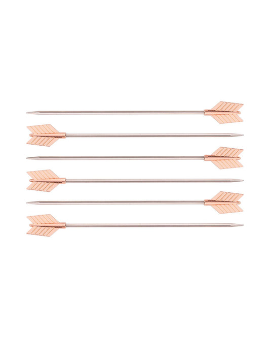 Arrow Cocktail Picks, Rose Gold