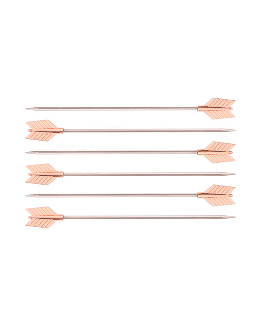 Arrow Cocktail Picks, Rose Gold