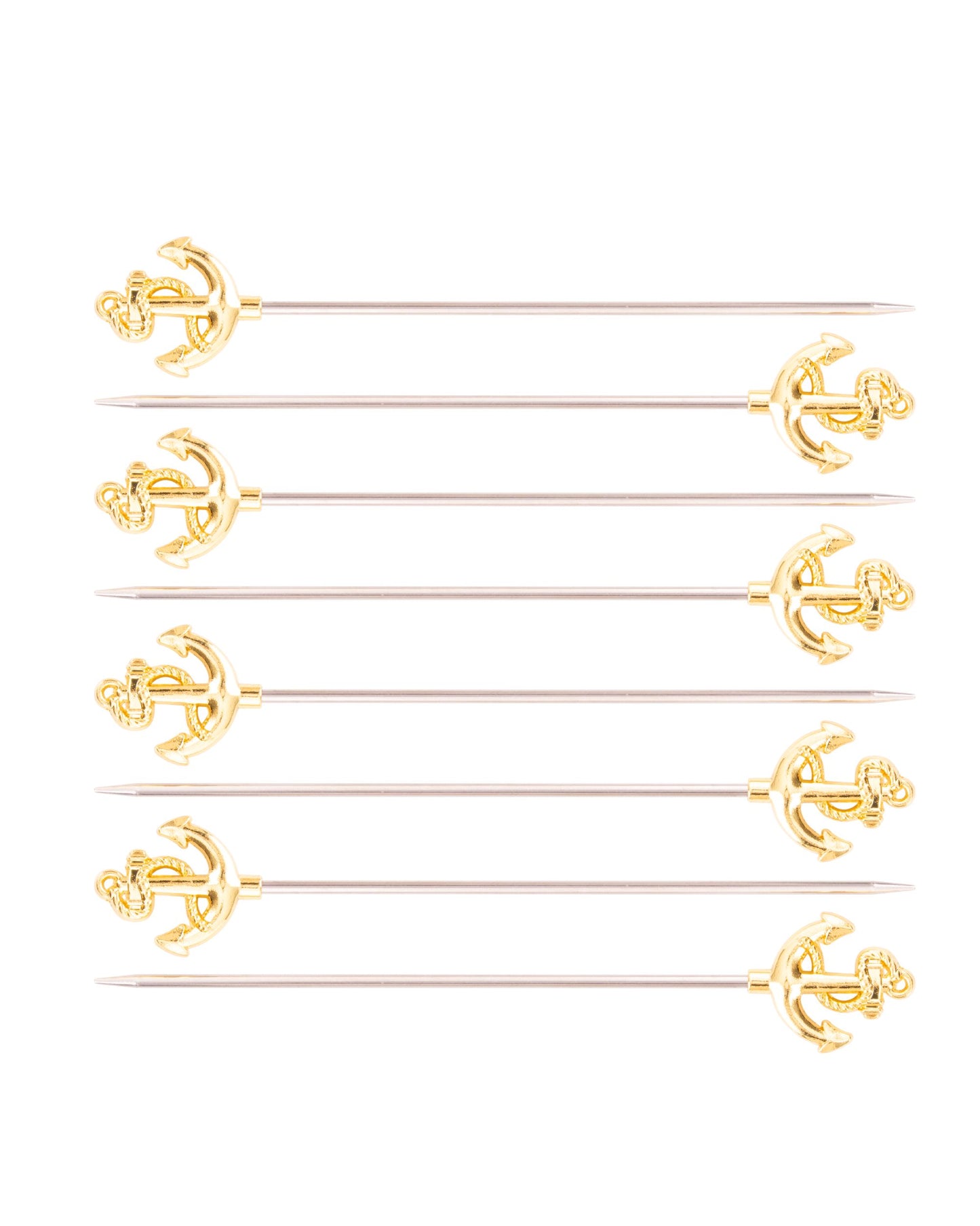 Anchor Cocktail Picks, Gold