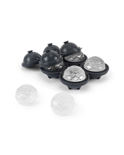 Petal Cocktail Ice Tray, Charcoal