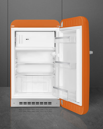 Minibar Refrigerator (Fab10R) – 50’s Style, Orange