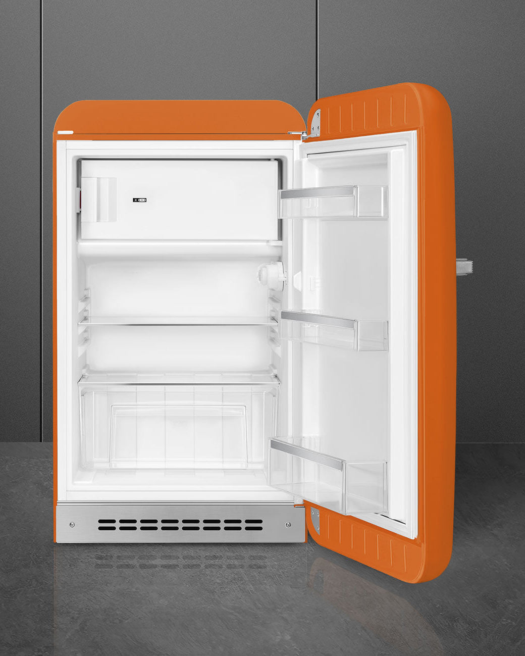 Minibar Refrigerator (Fab10R) – 50’s Style, Orange