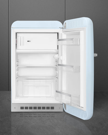 Minibar Refrigerator – 50’s Style, Pastel Blue