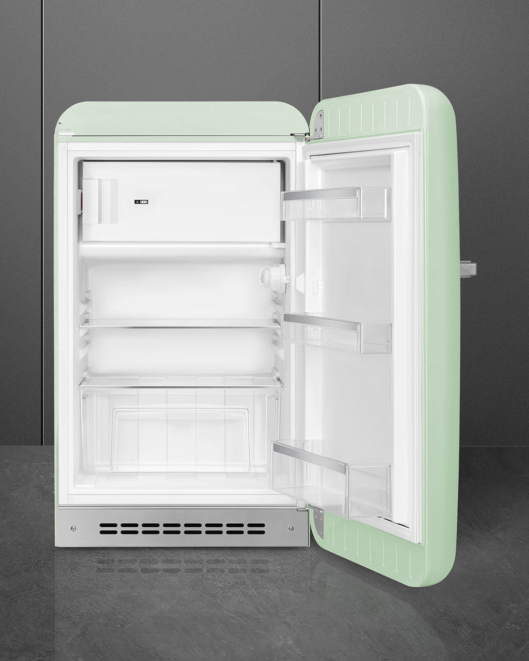 Minibar Refrigerator (Fab10R) – 50’s Style, Pastel Green