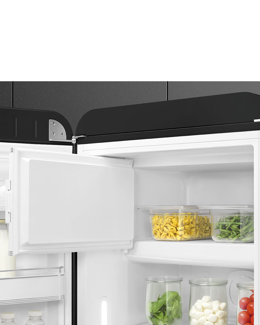 Fab 28 Refrigerator- 50’s Style, Black