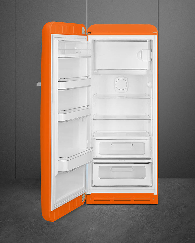 Fab 28 Refrigerator- 50’s Style, Orange