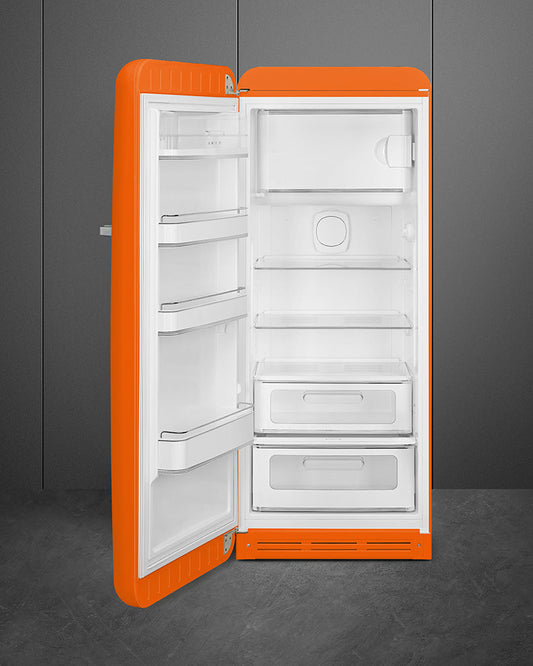 Fab 28 Refrigerator- 50’s Style, Orange