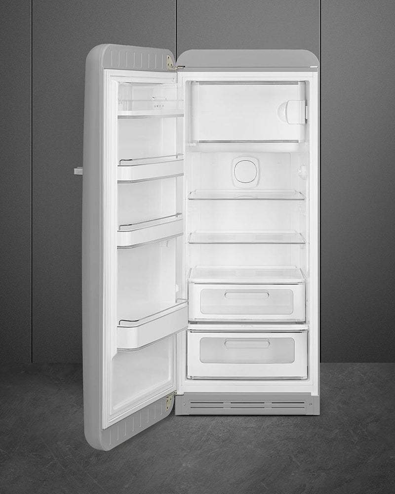 Fab 28 Refrigerator- 50’s Style, Silver